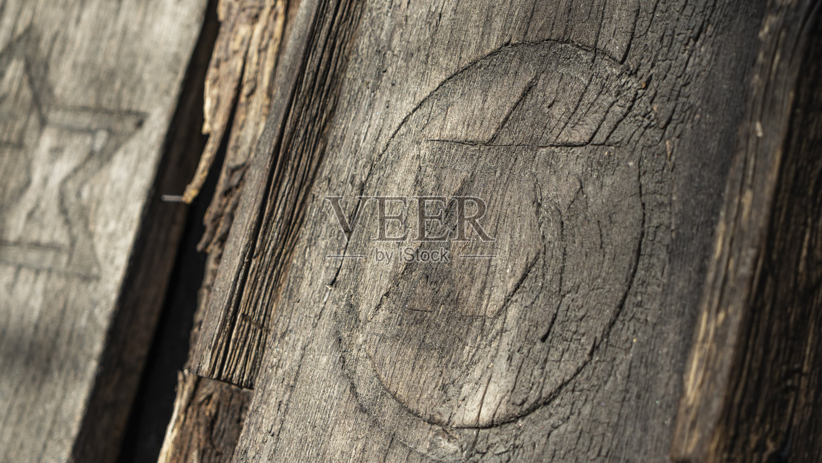 旧犹太墓地里的废弃墓碑。墓碑上的希伯来铭文。老犹太墓地的秋天。墓地里以干草为背景的墓碑。照片摄影图片