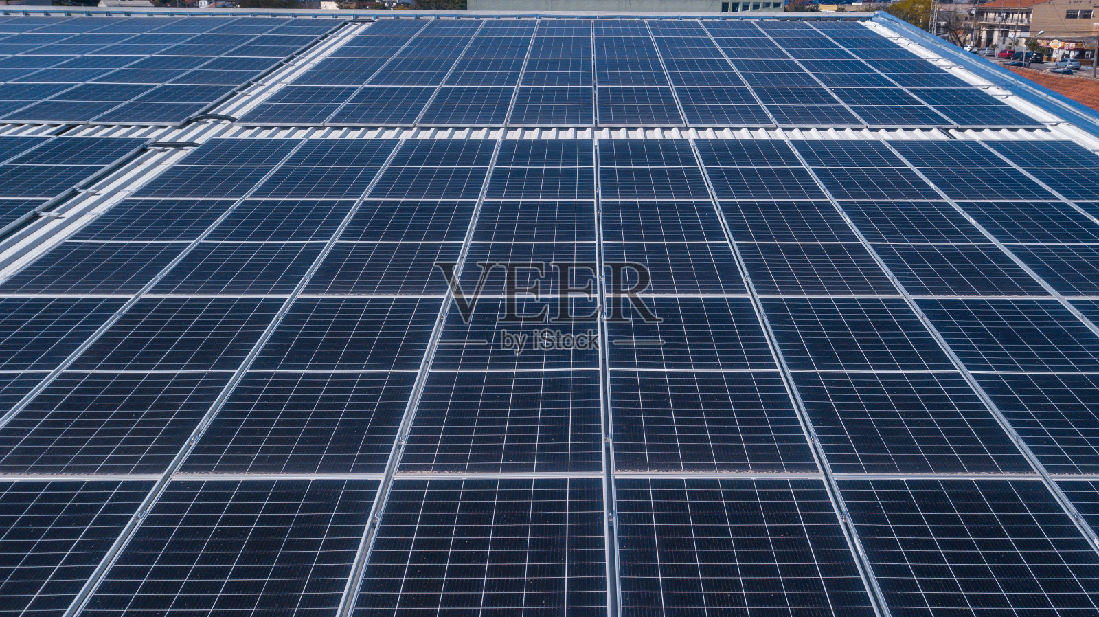 光伏太阳能电池板照片摄影图片