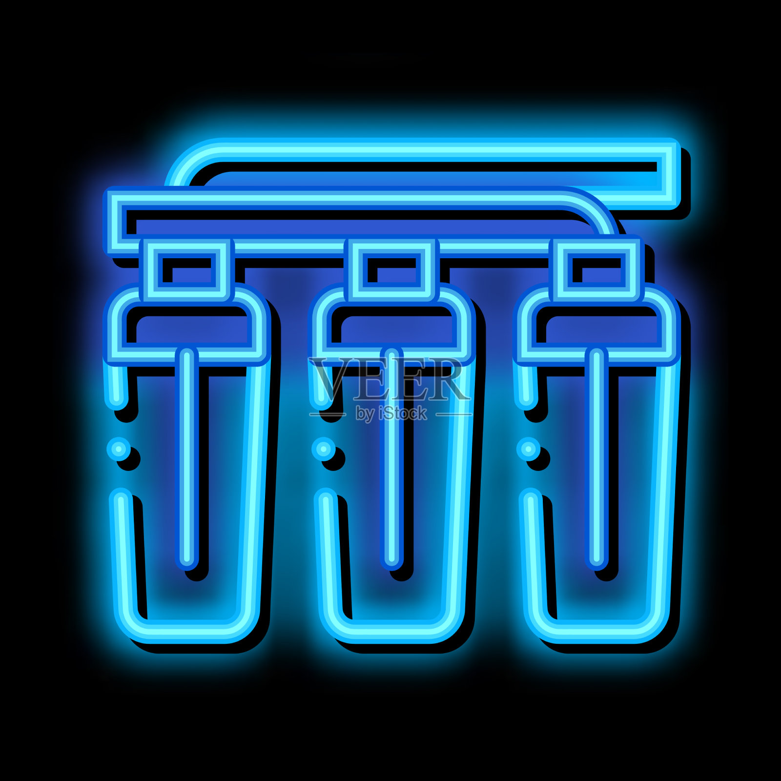 健康水滴标志细线图标插画图片素材