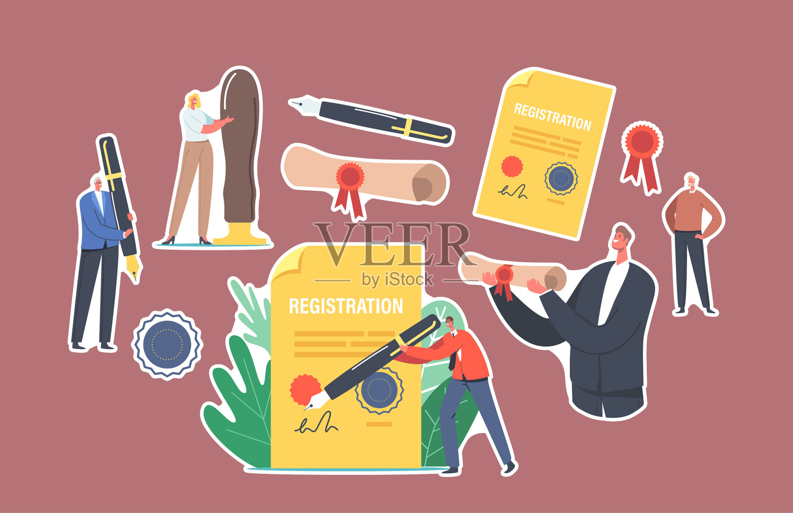 设置字符签名文件图标素材