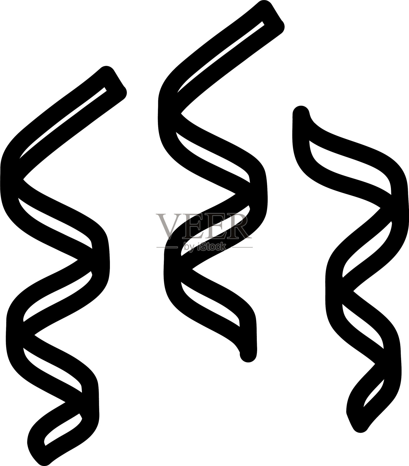 蜿蜒的图标设计元素图片