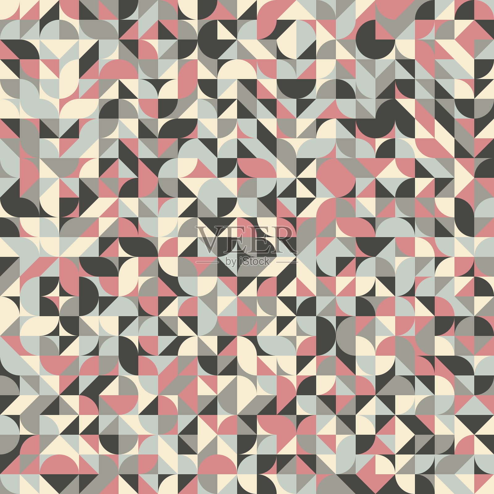 抽象几何图形生成计算艺术插图插画图片素材