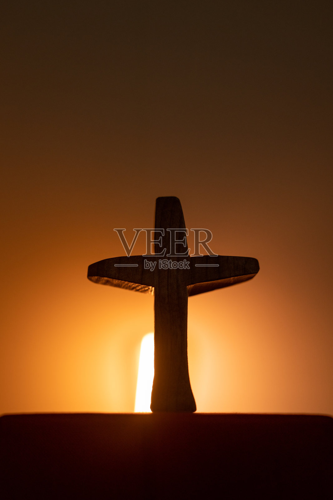 轻木十字架照片摄影图片