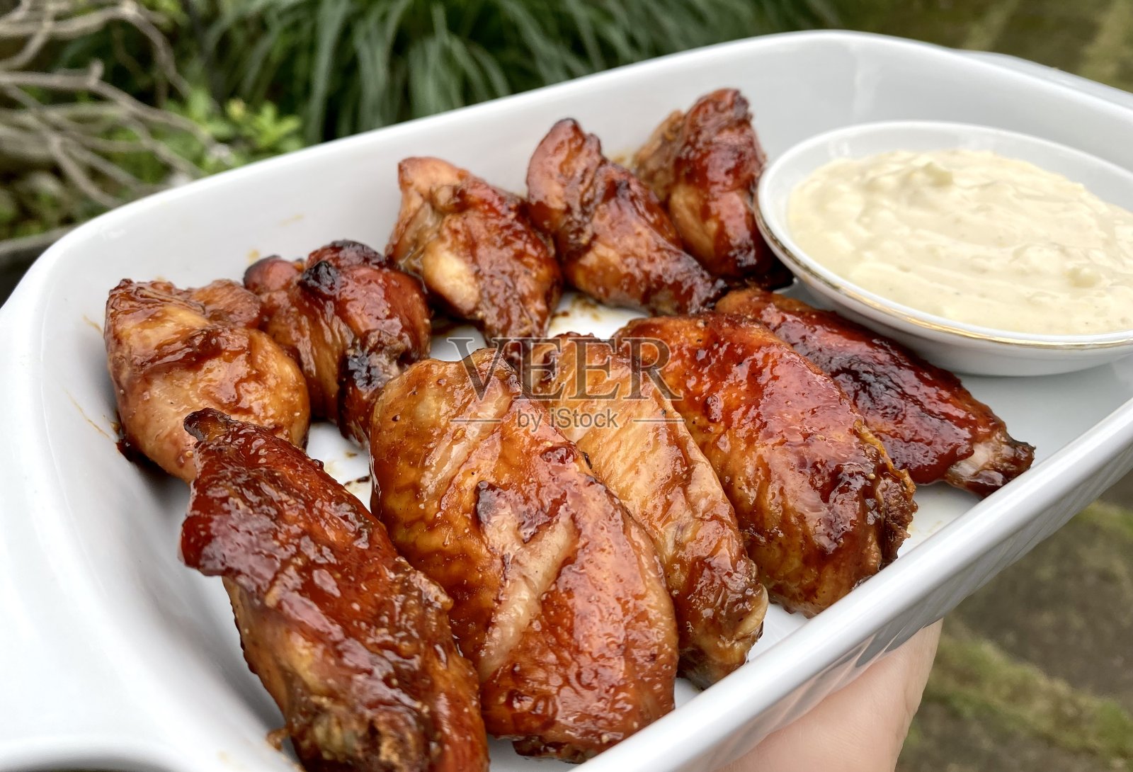 辣鸡翅照片摄影图片