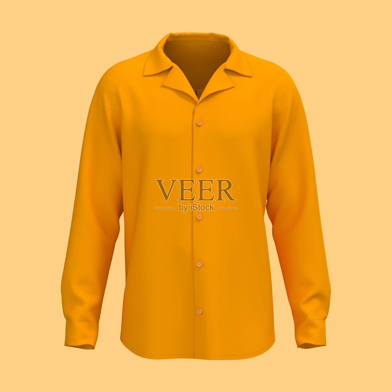 长袖野营衬衫模型照片摄影图片