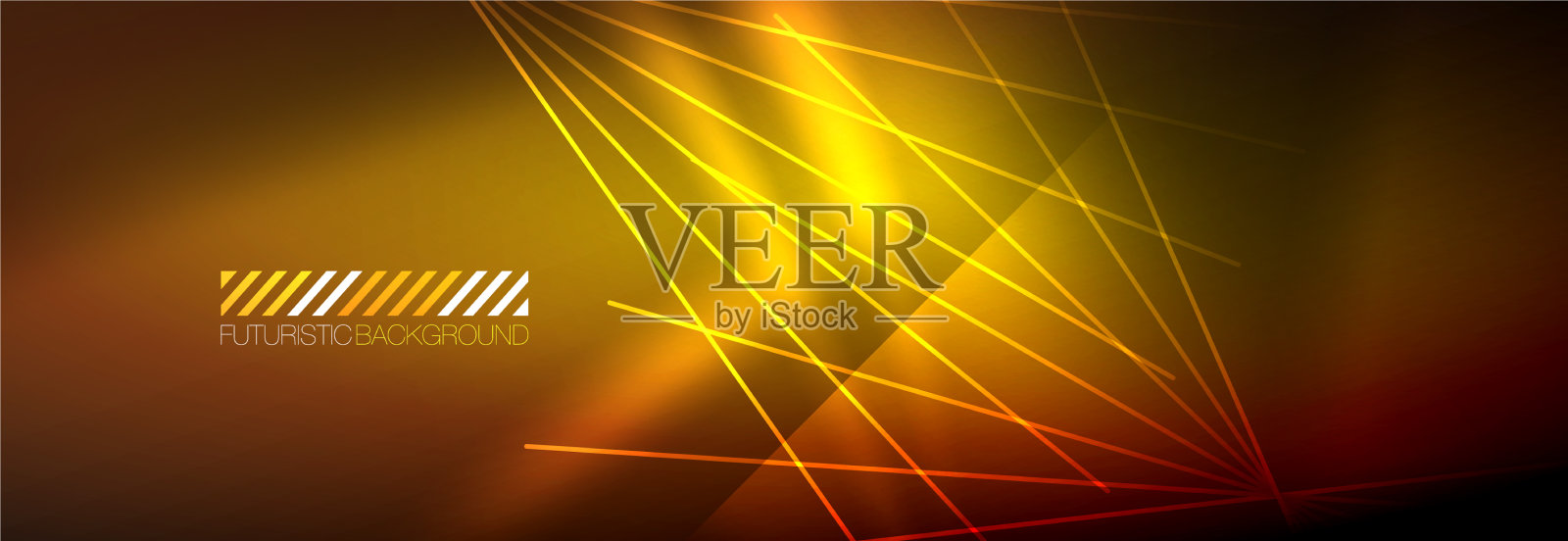 霓虹灯动态光束抽象壁纸插画图片素材