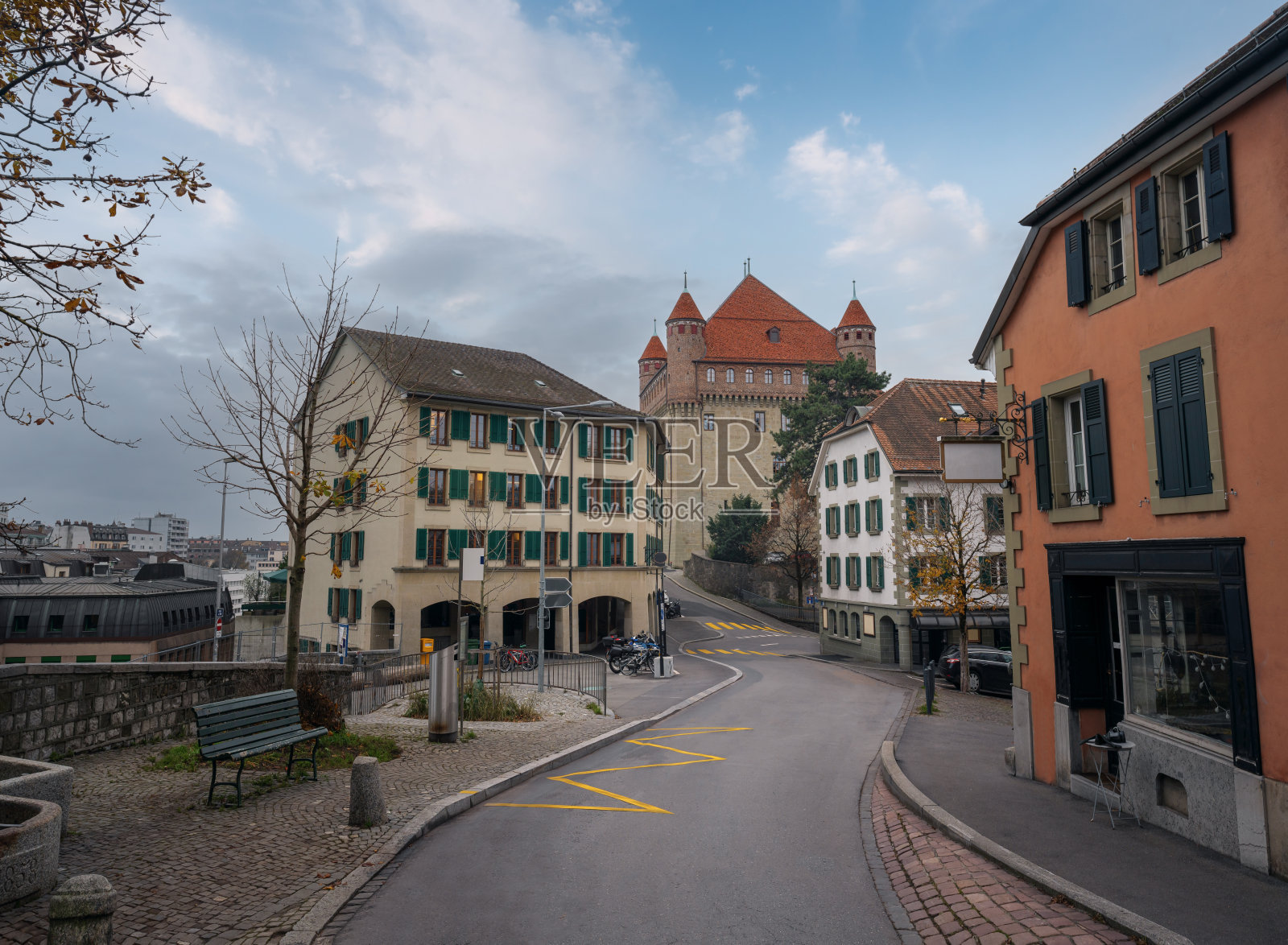 圣梅尔城堡-沃州议会大厦-洛桑，瑞士照片摄影图片