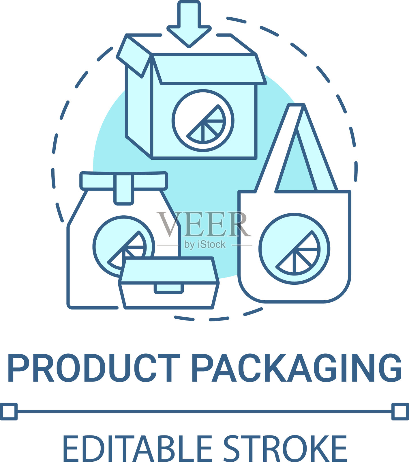 产品包装概念图标图标素材