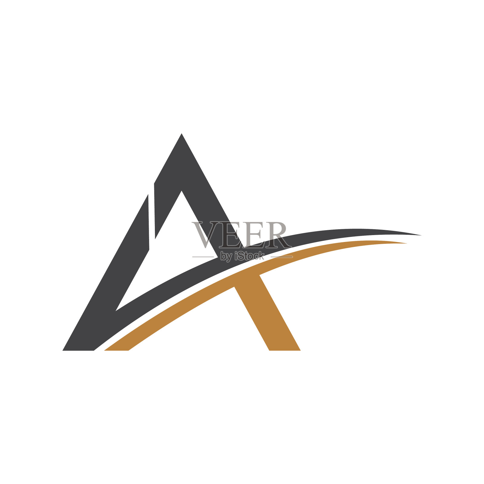 Ax xa a和x抽象的首字母标志设计元素图片