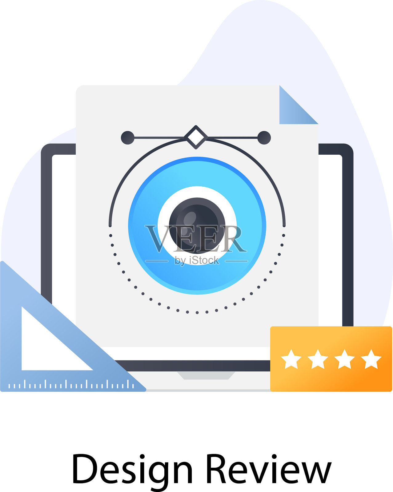 设计评审插画图片素材