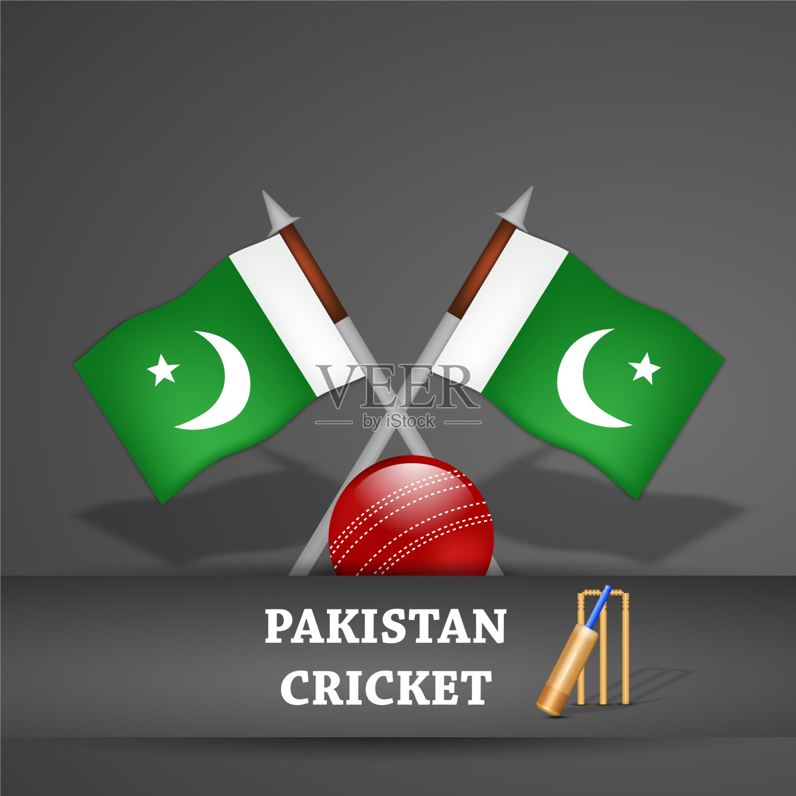 板球运动插画图片素材