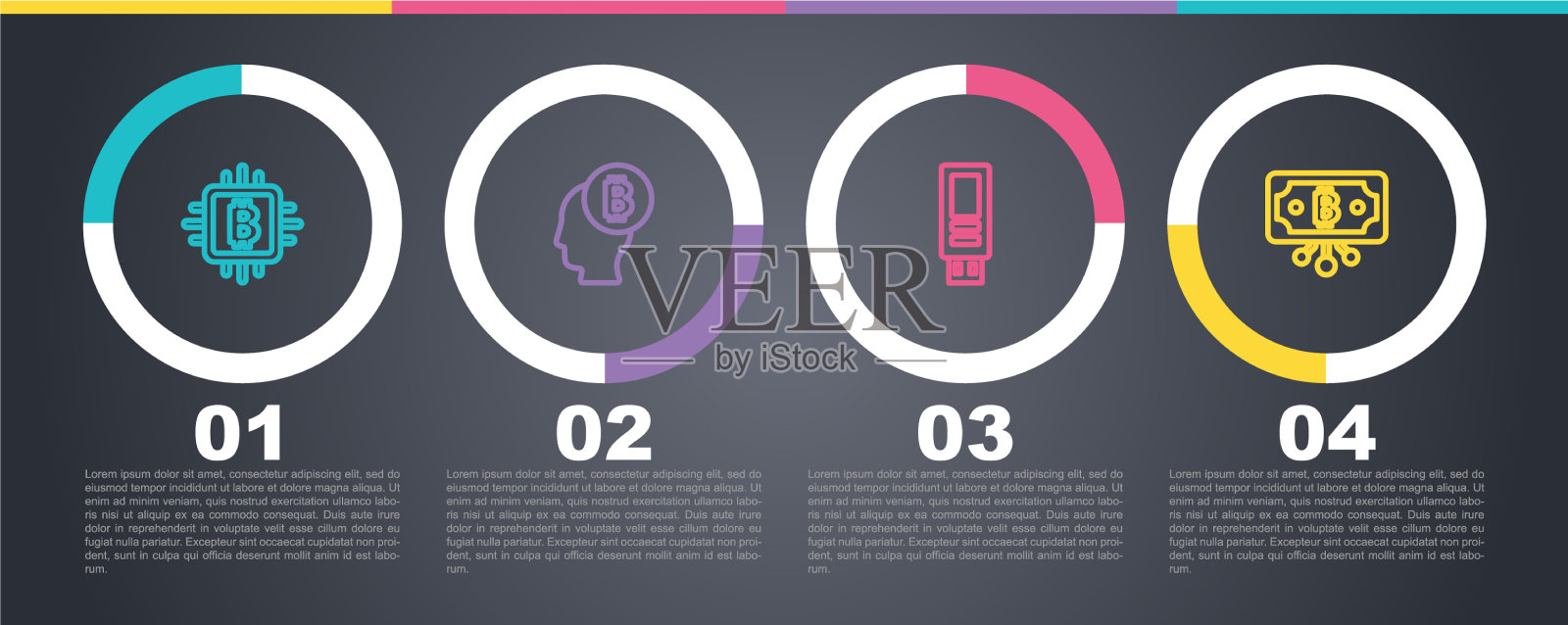 设行CPU挖矿农场比特币想usb闪存插画图片素材