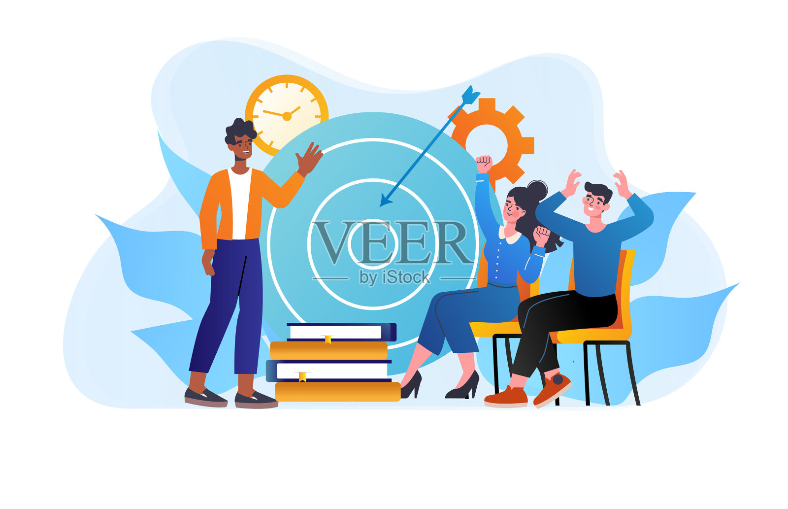 提升激励目标的实现设计元素图片