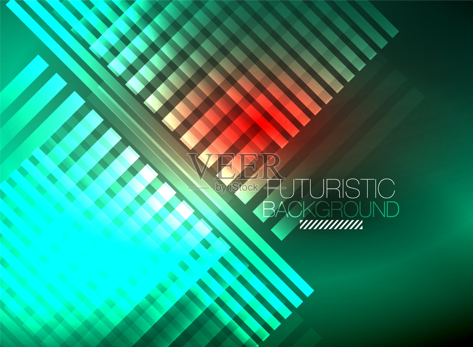 明亮的霓虹灯色彩技术抽象背景插画图片素材