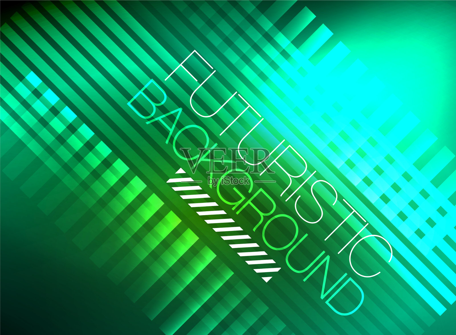 明亮的霓虹灯色彩技术抽象背景插画图片素材