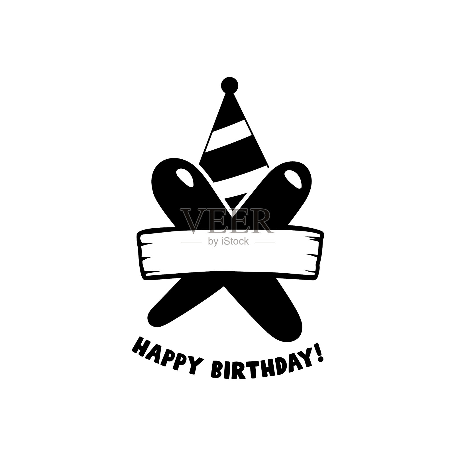 首字母生日x字母生日快乐字母设计元素图片