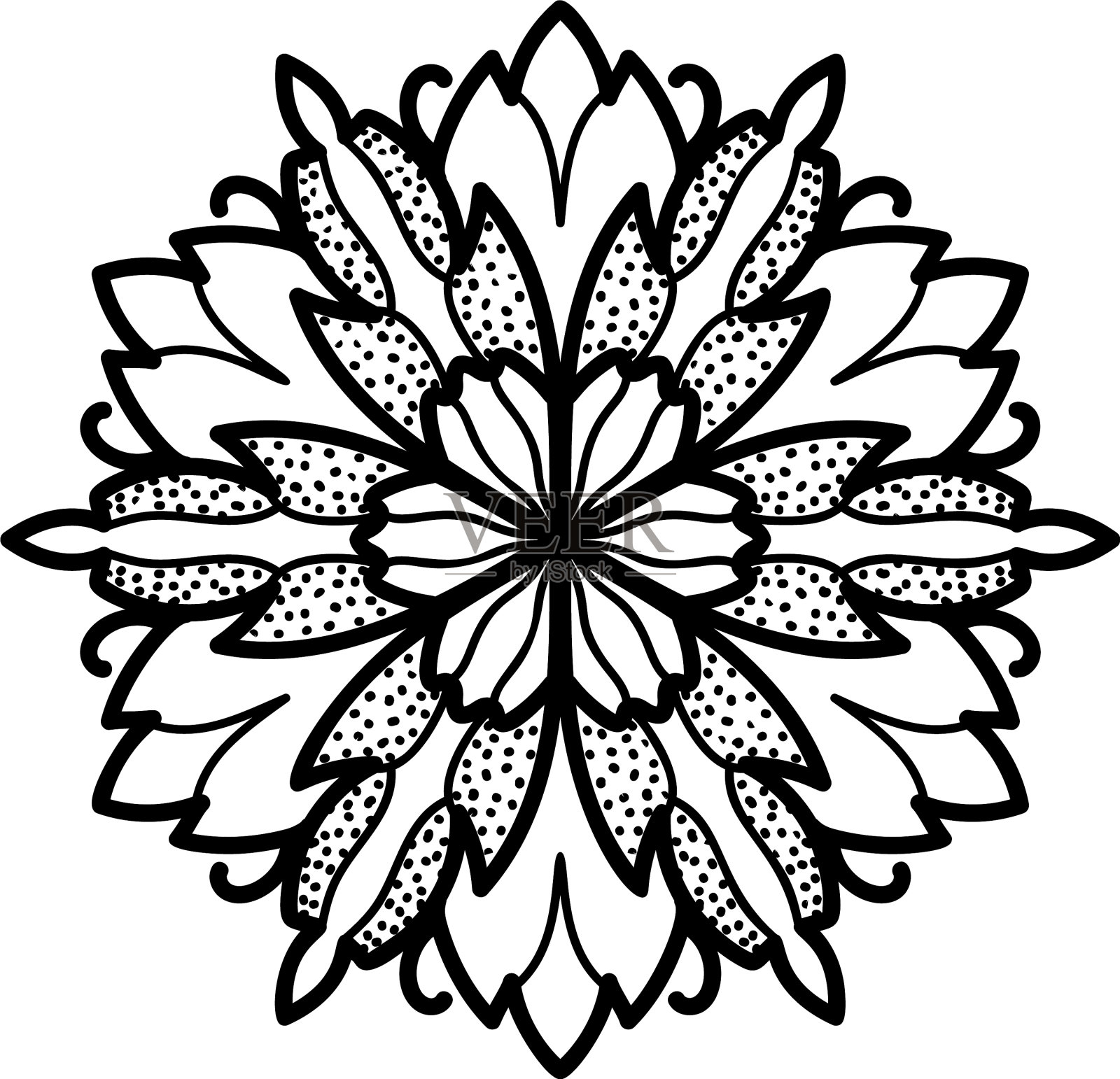 花的艺术插画图片素材