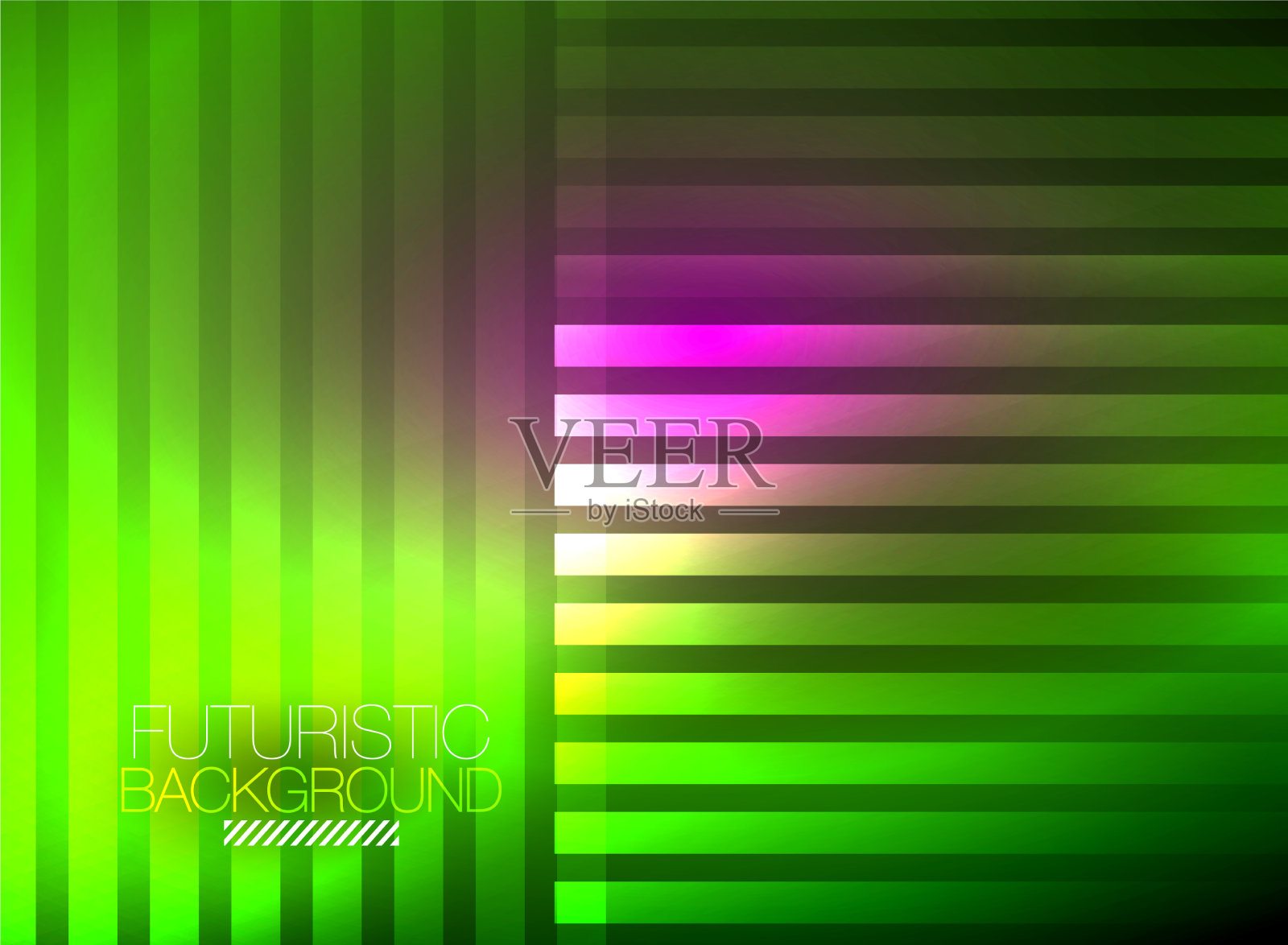 明亮的霓虹灯色彩技术抽象背景插画图片素材