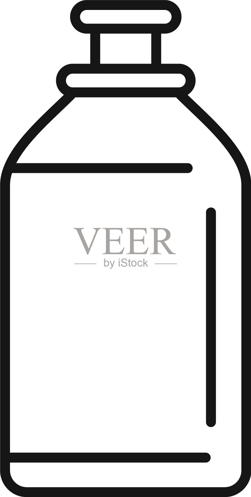 软化剂马桶瓶图标轮廓风格图标素材