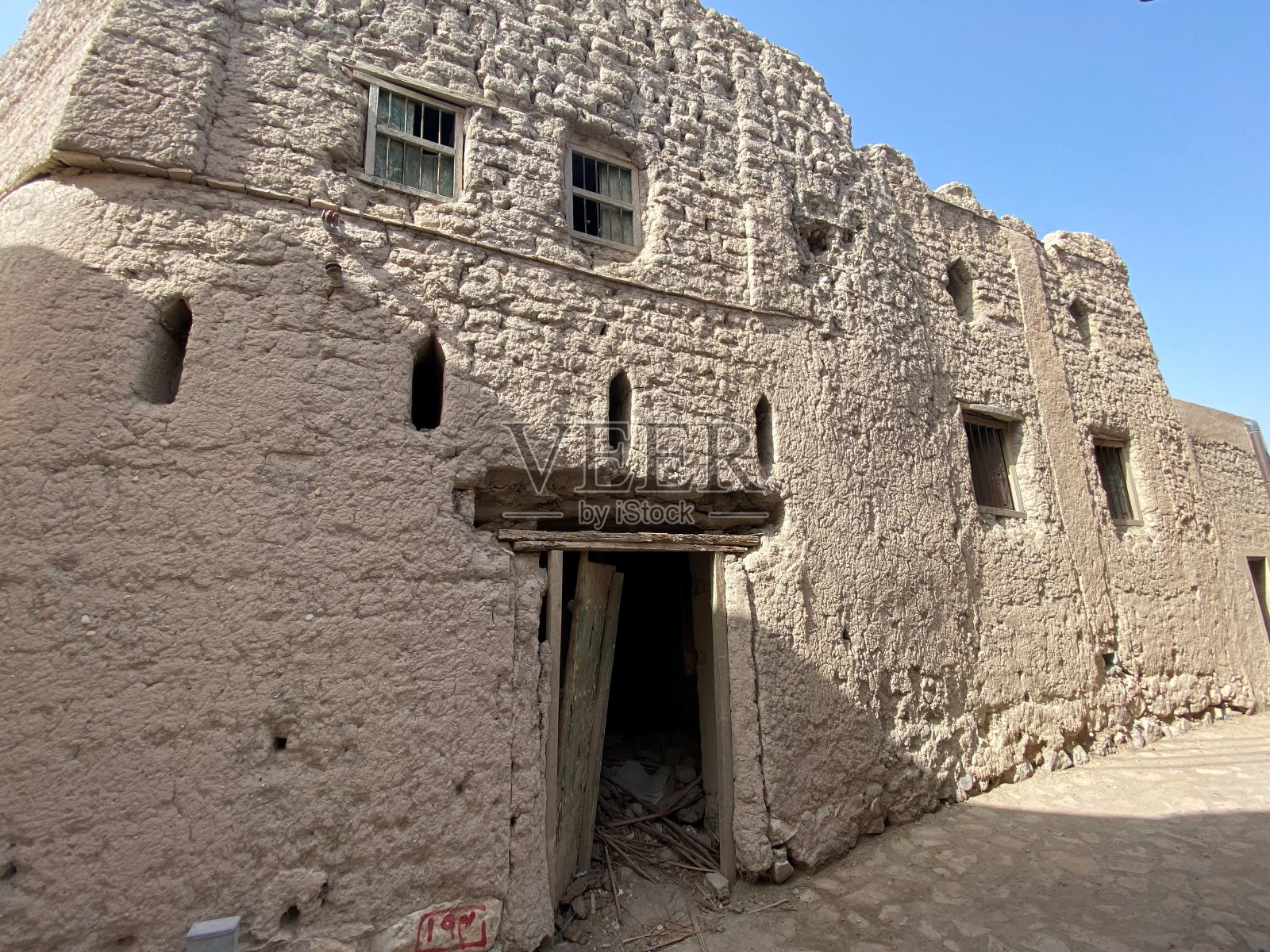 阿曼的废弃房屋照片摄影图片