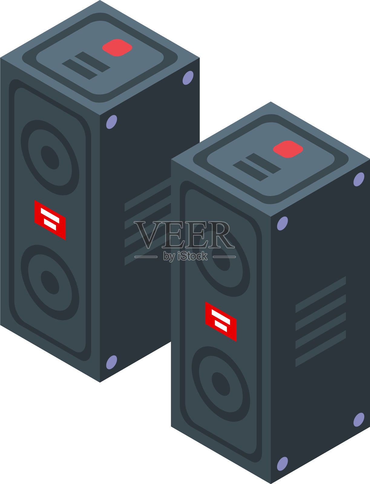 品牌大使代言人图标等距风格插画图片素材