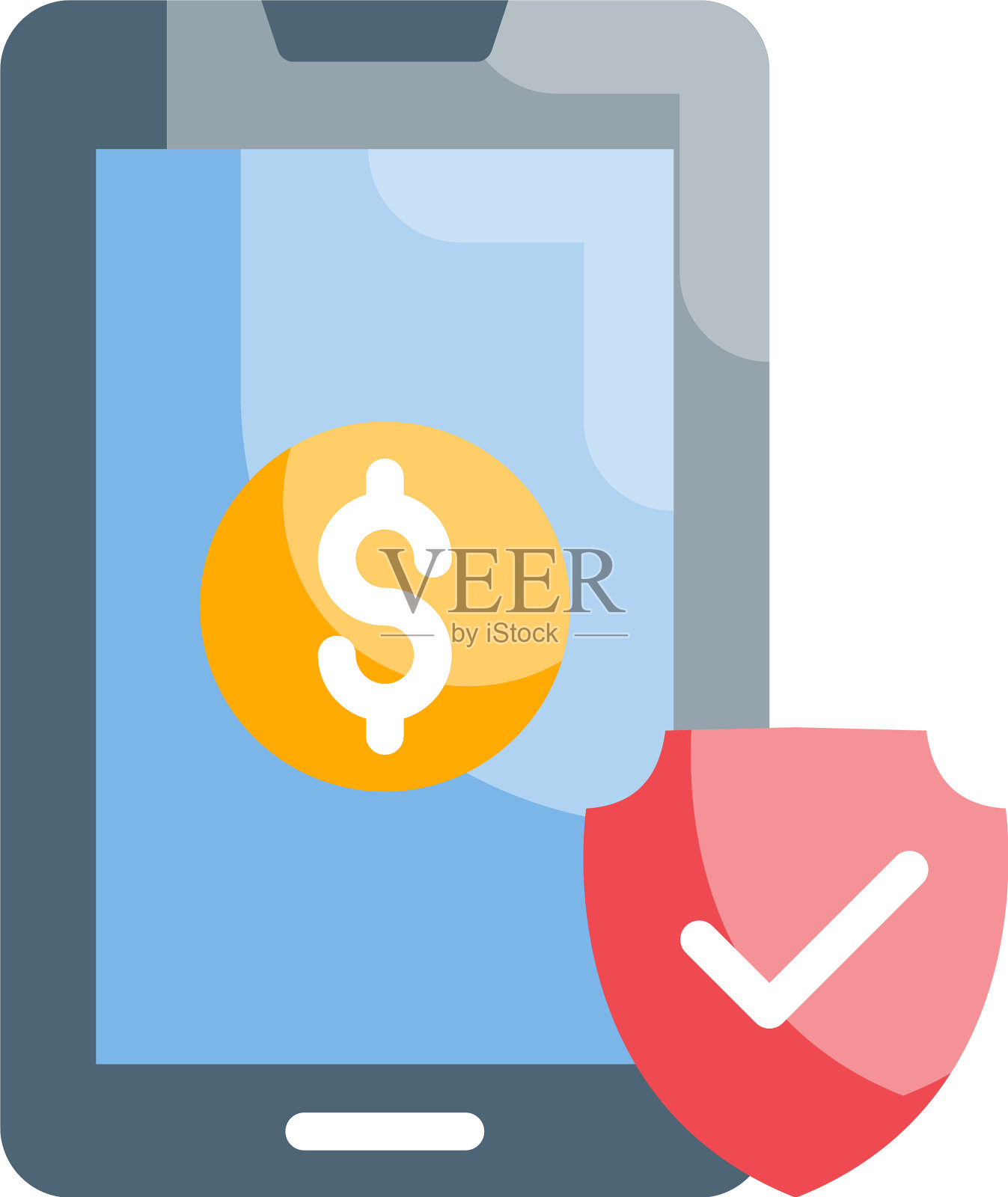 移动支付方式设计元素图片