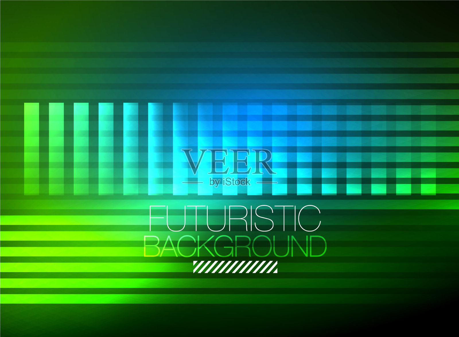 明亮的霓虹灯色彩技术抽象背景插画图片素材