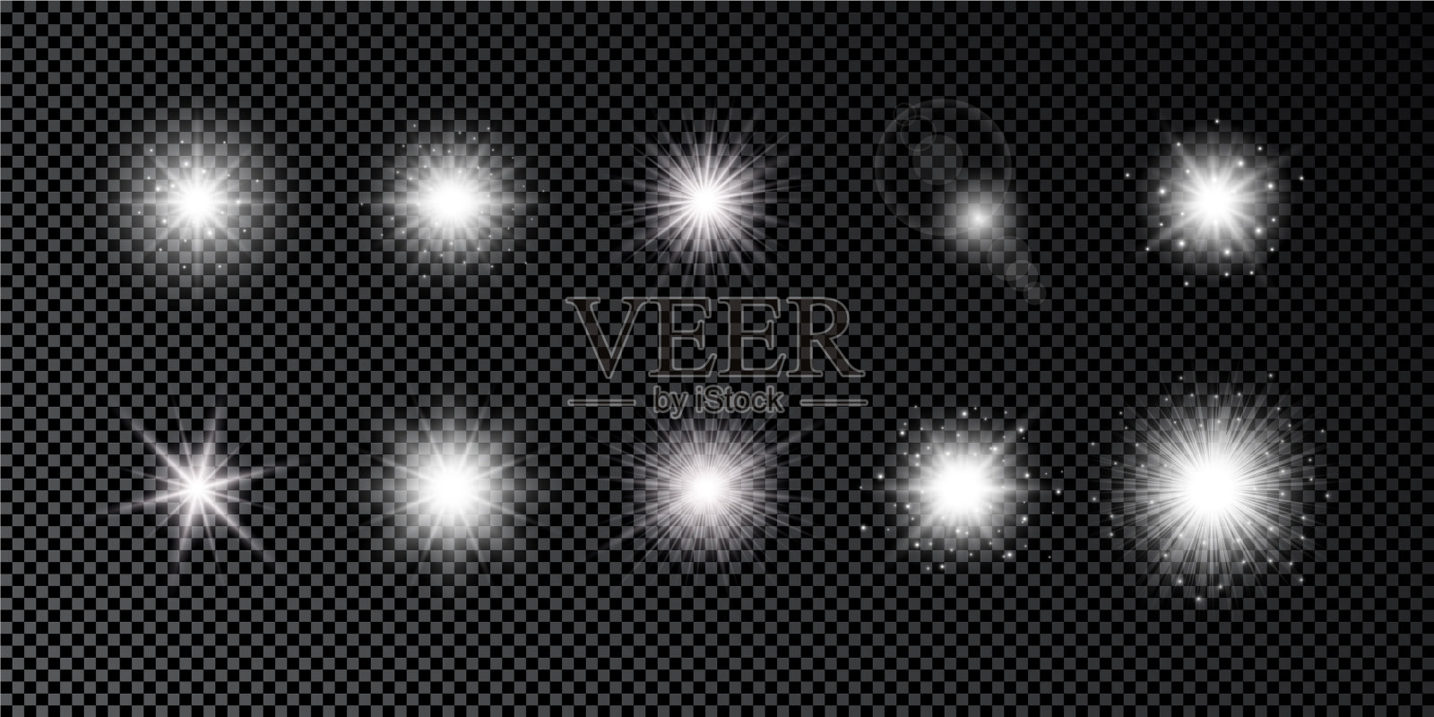 光效应透镜光晕插画图片素材