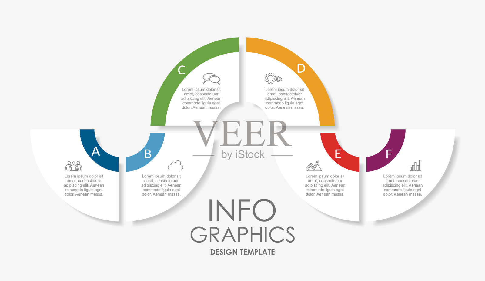 信息图形设计模板与地方为您插画图片素材