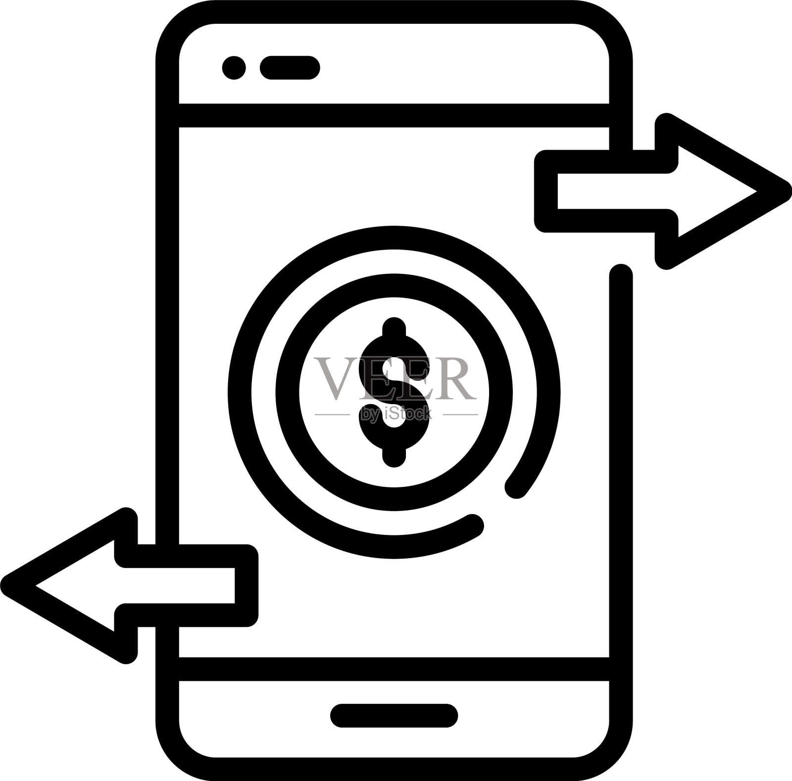 移动事务的风格设计元素图片