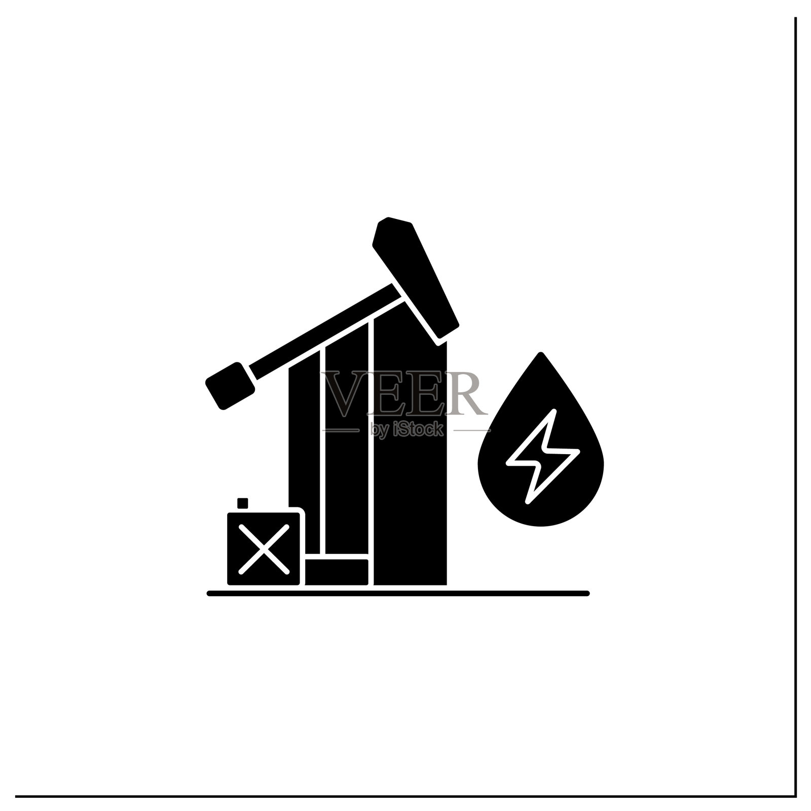 石油权力的符号图标图标素材