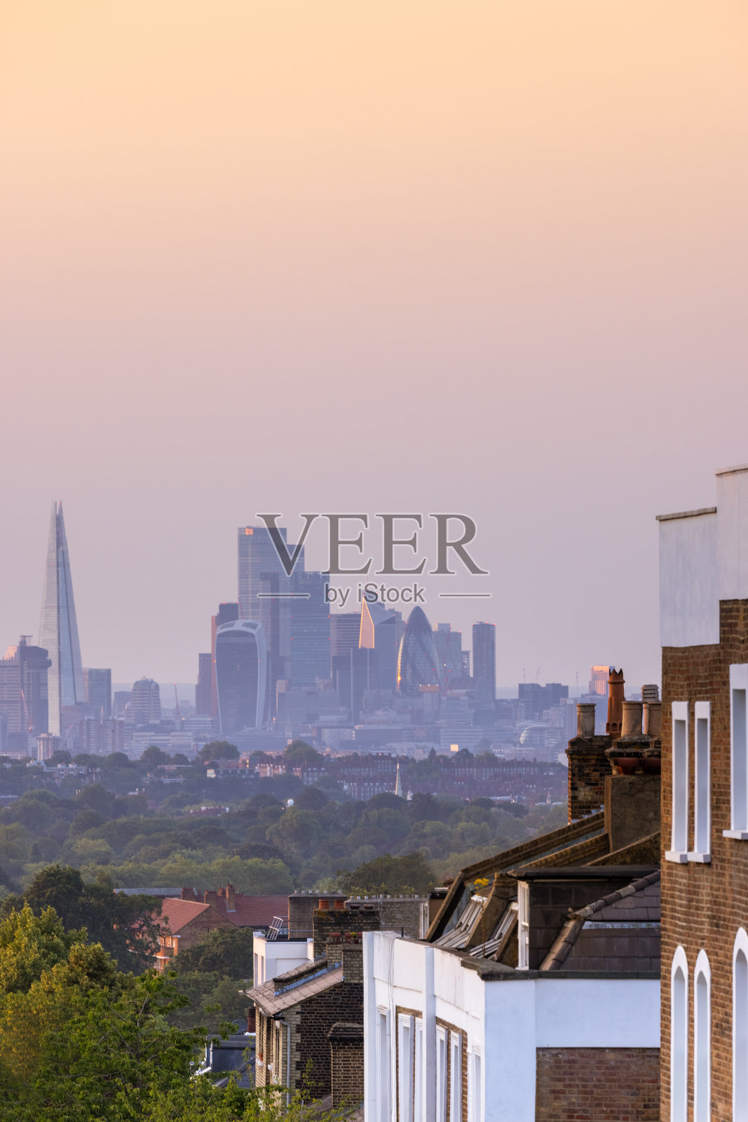 伦敦城市的天际线照片摄影图片