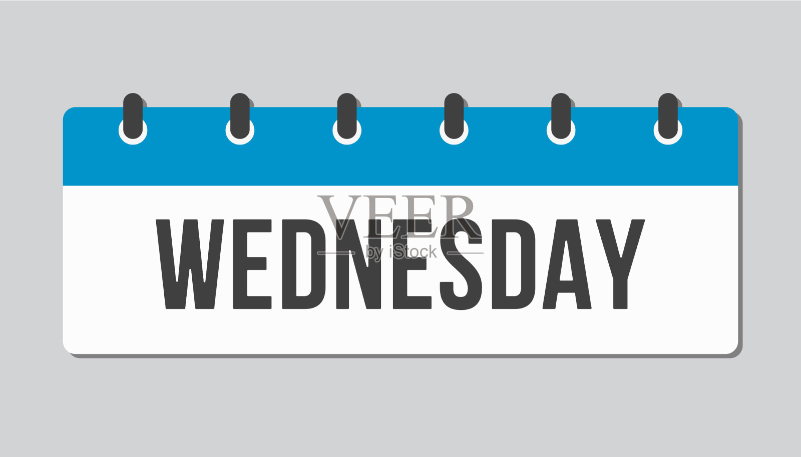 模板图标页日历天星期星期三插画图片素材