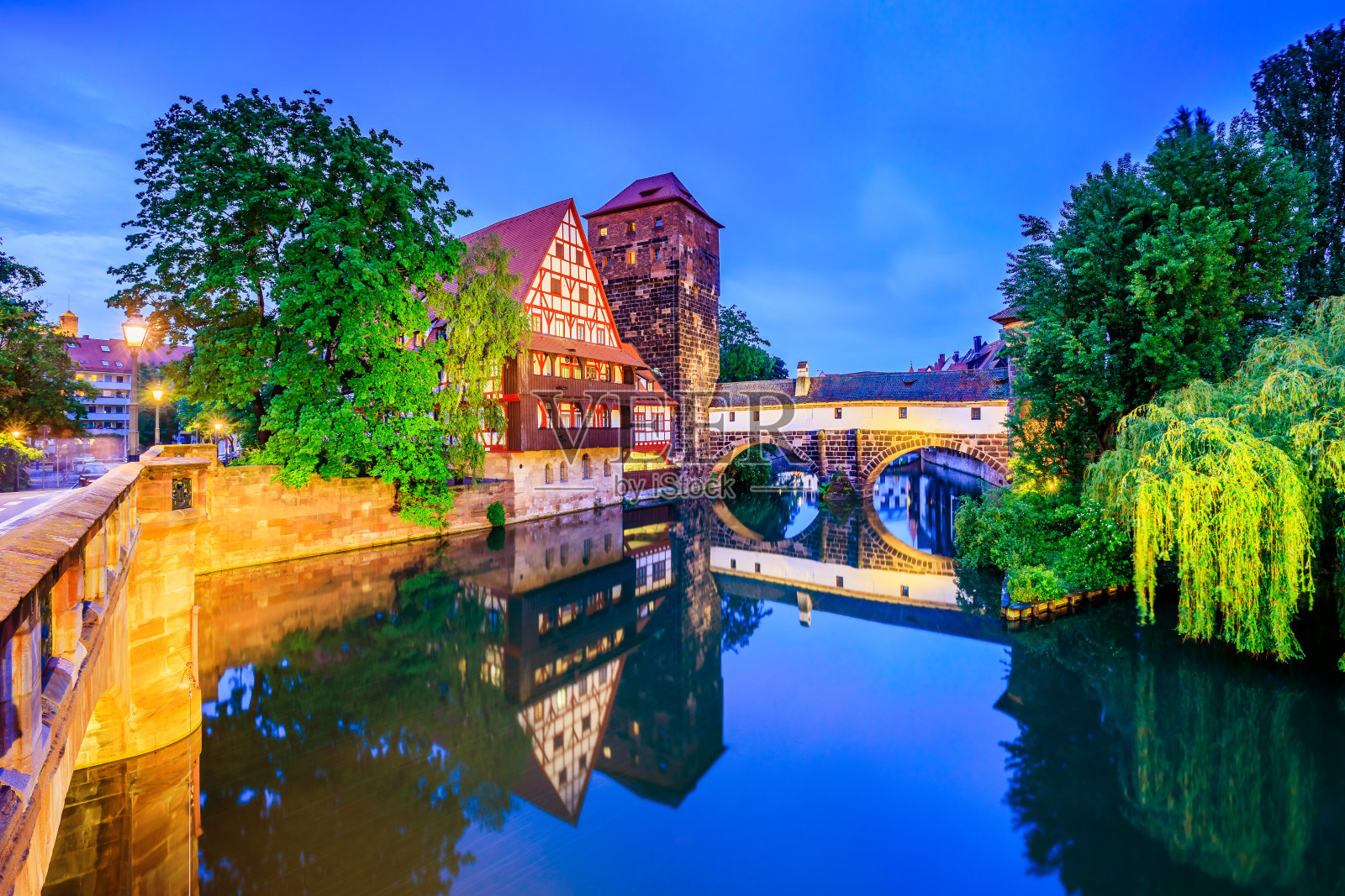 德国纽伦堡。照片摄影图片