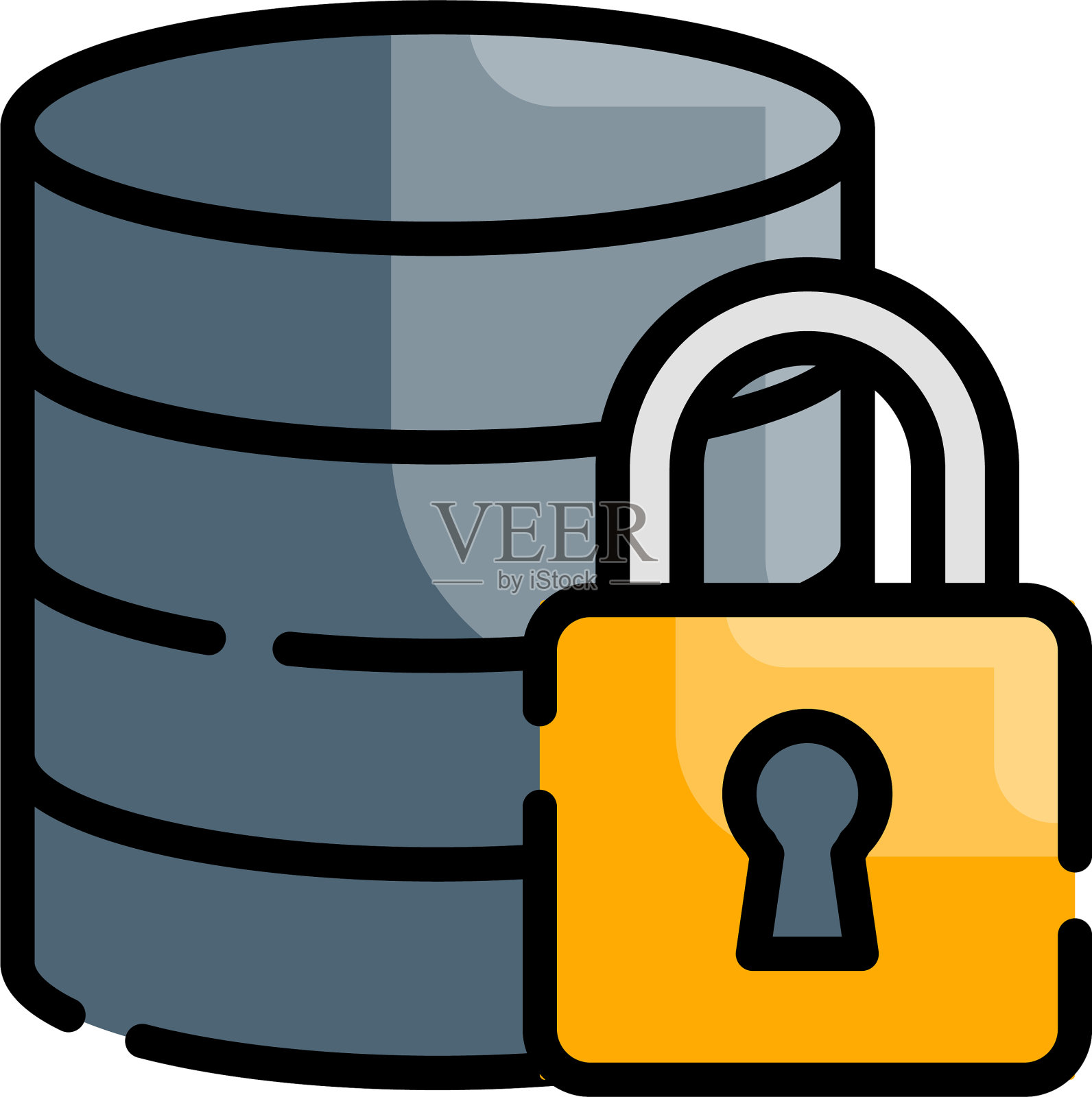 数据库访问方式设计元素图片