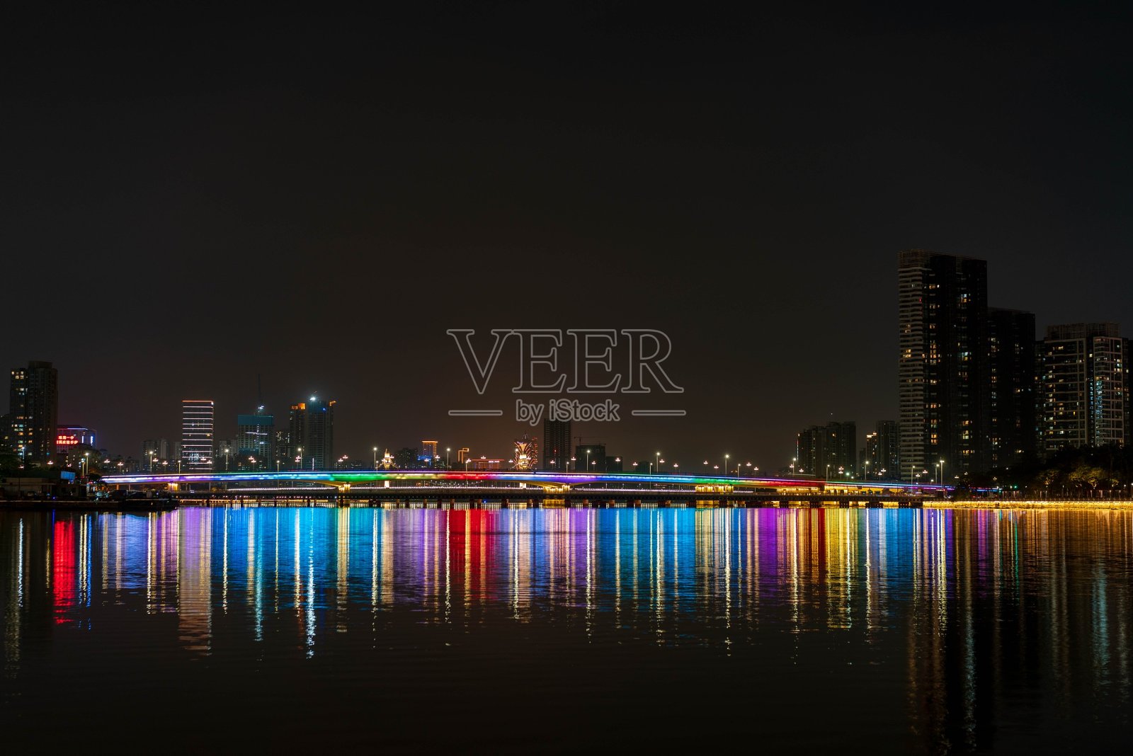 珠海夜景照片摄影图片