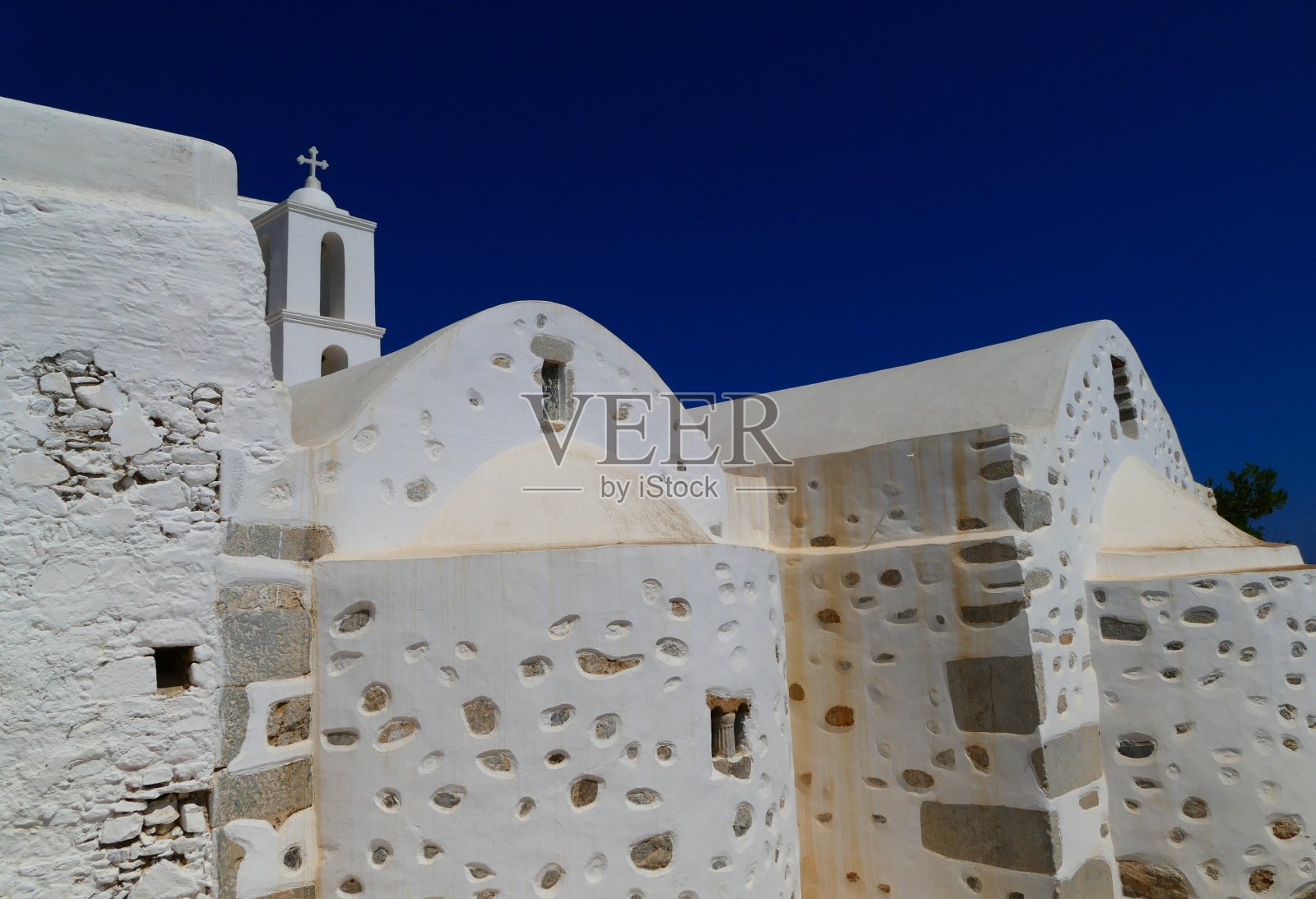 阿斯特帕利亚岛乔拉的教堂照片摄影图片