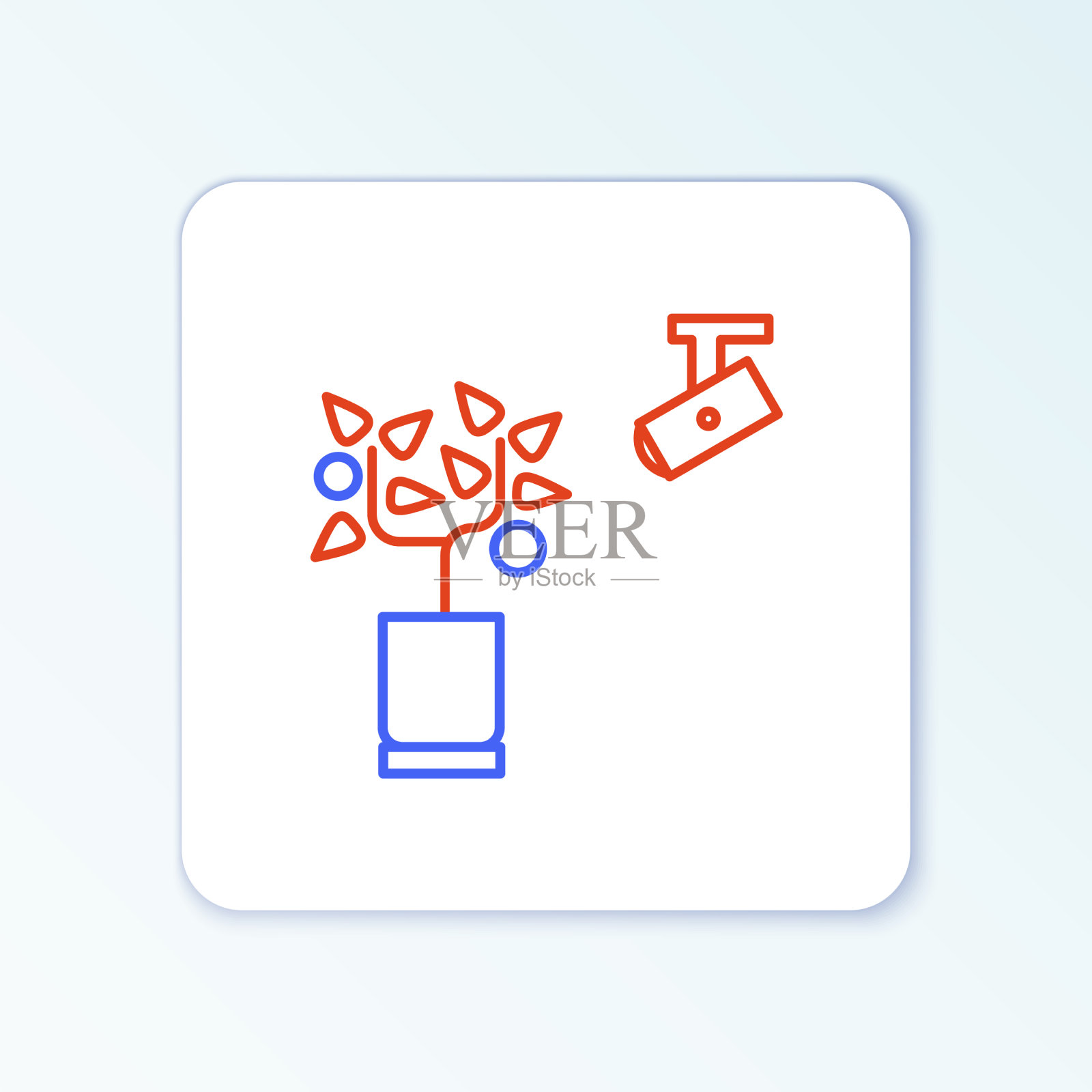 行智能养殖技术——农场自动化图标素材