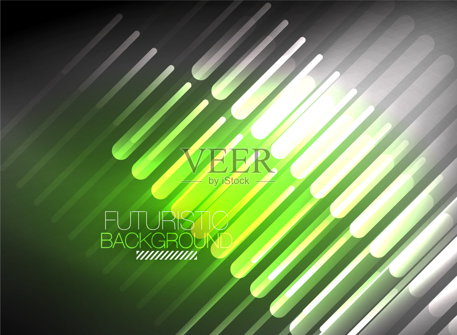 明亮的霓虹灯色彩技术抽象背景插画图片素材