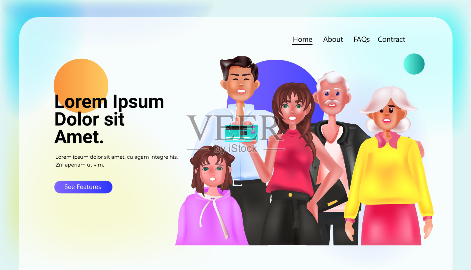 人们持有借记卡或信用卡，电子无线支付，数字交易，网上购物，转账插画图片素材