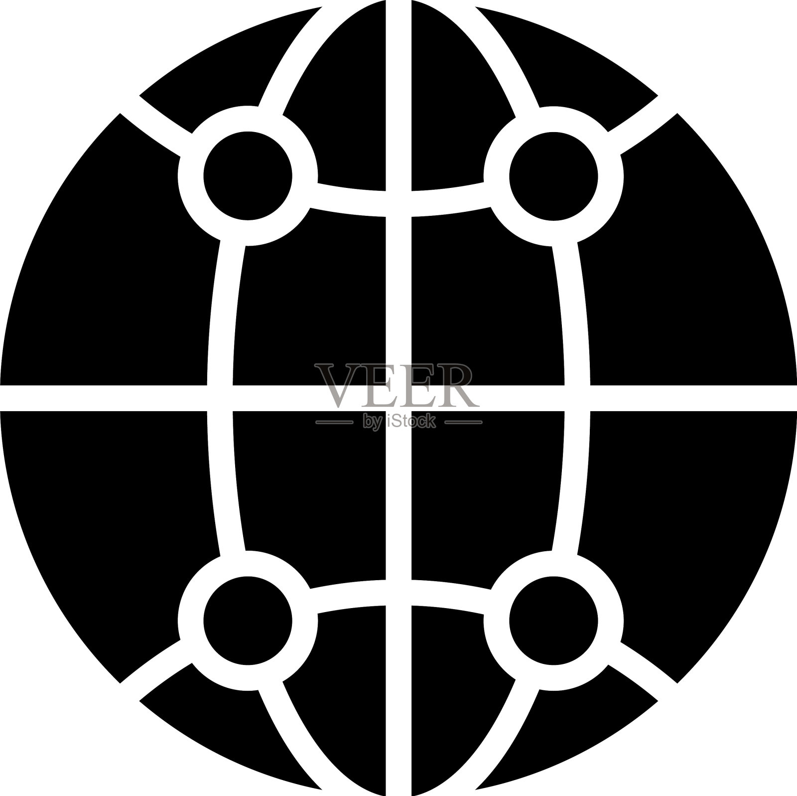 全球网络风格插画图片素材