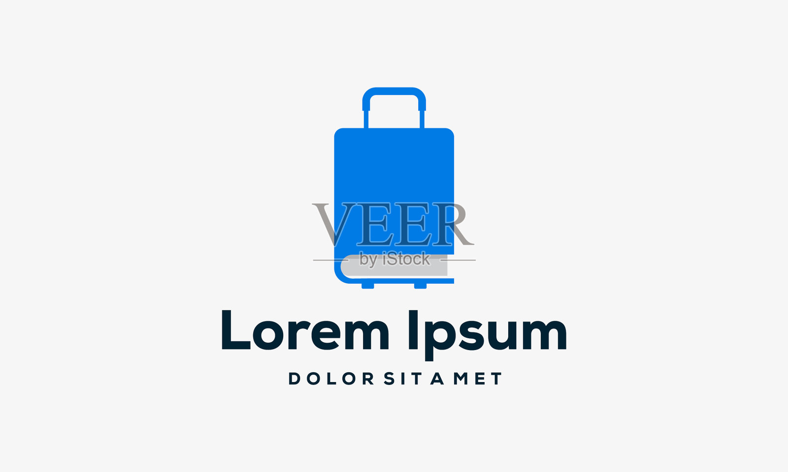 旅游指南标志模板旅游书籍标志插画图片素材