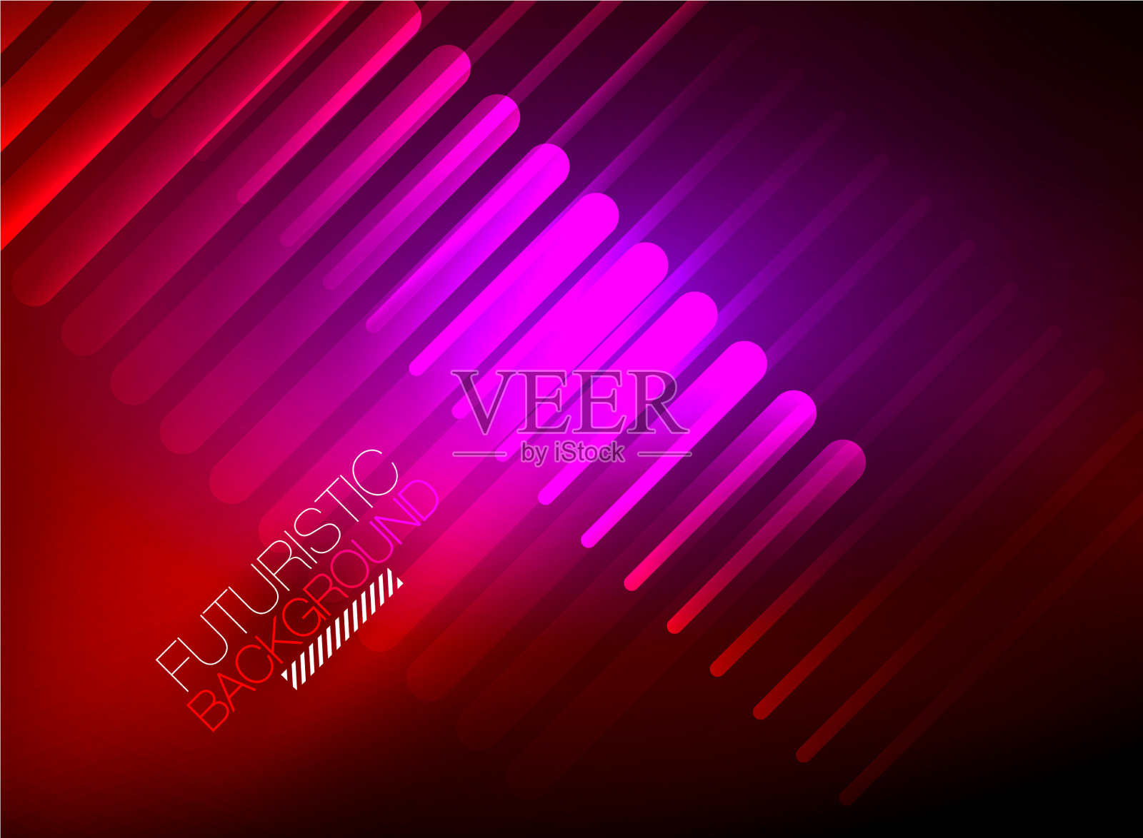 明亮的霓虹灯色彩技术抽象背景插画图片素材