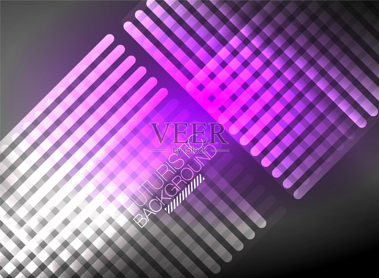 明亮的霓虹灯色彩技术抽象背景插画图片素材