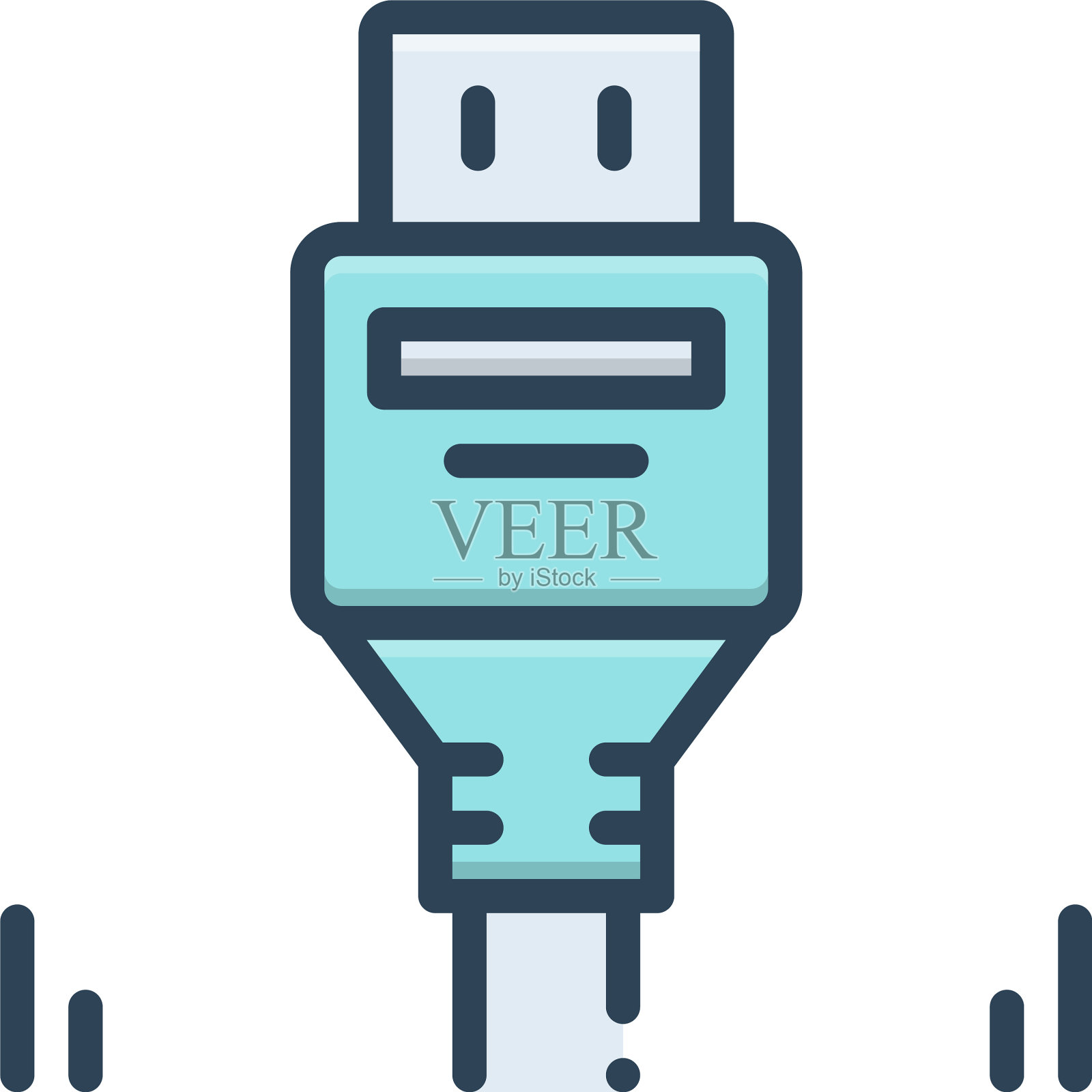 显示接口插画图片素材