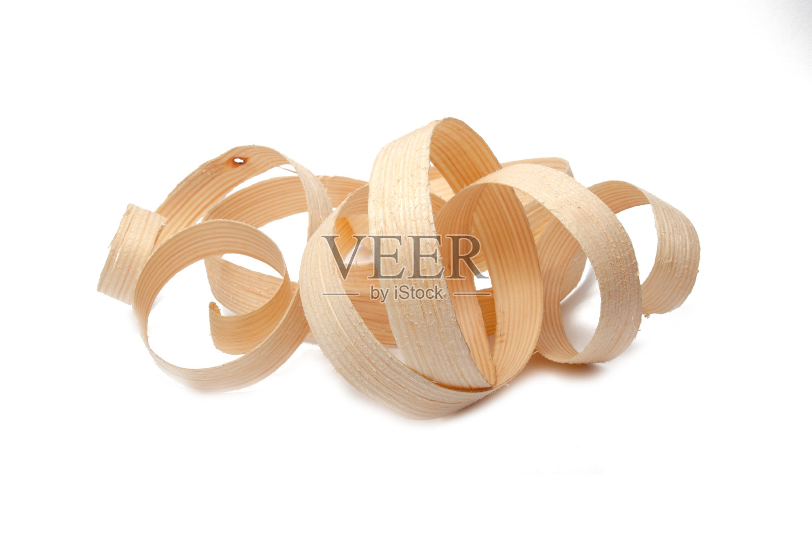 锯屑或木屑孤立在白色上照片摄影图片