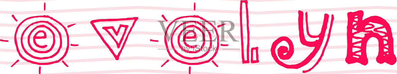 伊芙琳插画图片素材