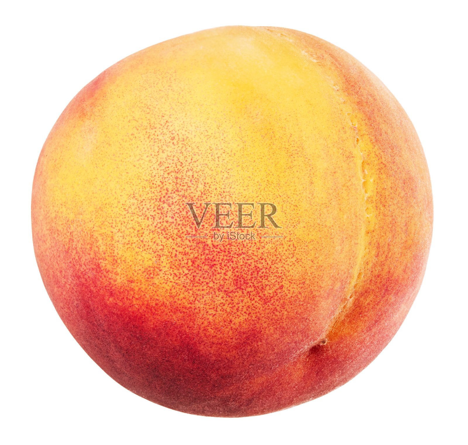 桃孤立在白色背景上没有阴影照片摄影图片