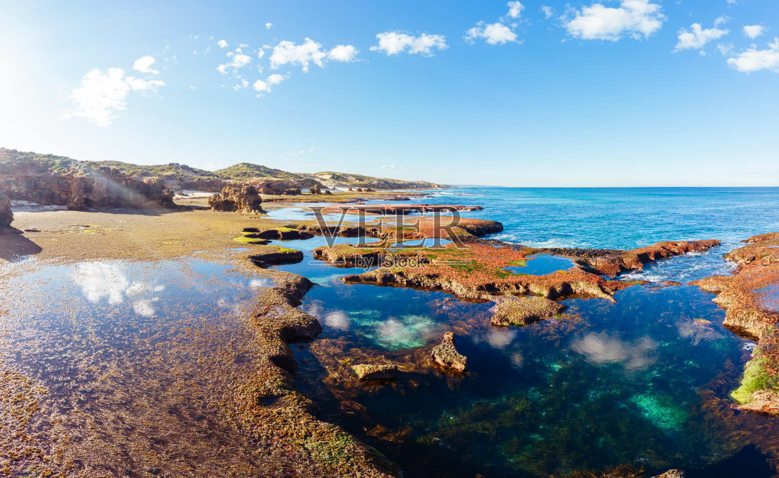 澳大利亚布莱尔高里的蒙弗茨海滩照片摄影图片