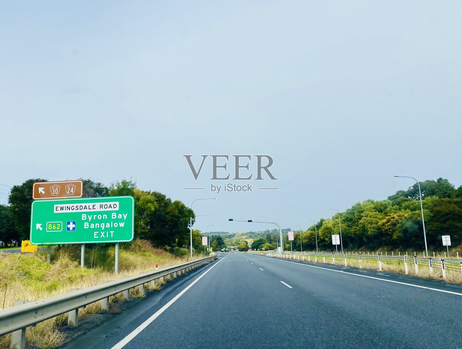 拜伦湾之路照片摄影图片